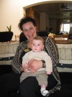 [19-02-2004] Sandra met zoon Rens