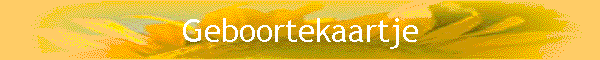 Geboortekaartje